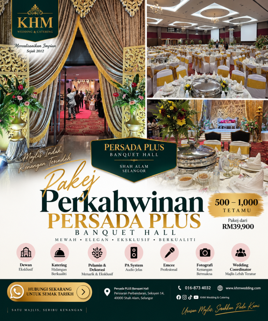 pakej perkahwinan Persada PLUS