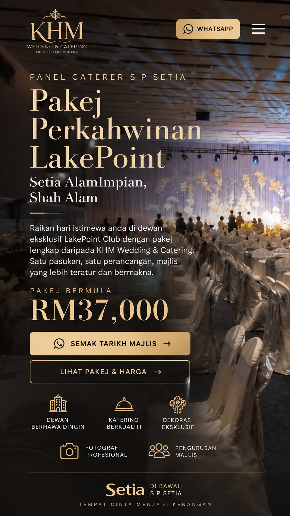 pakej-perkahwinan-lakepoint-setia-alamimpian-shah-alam