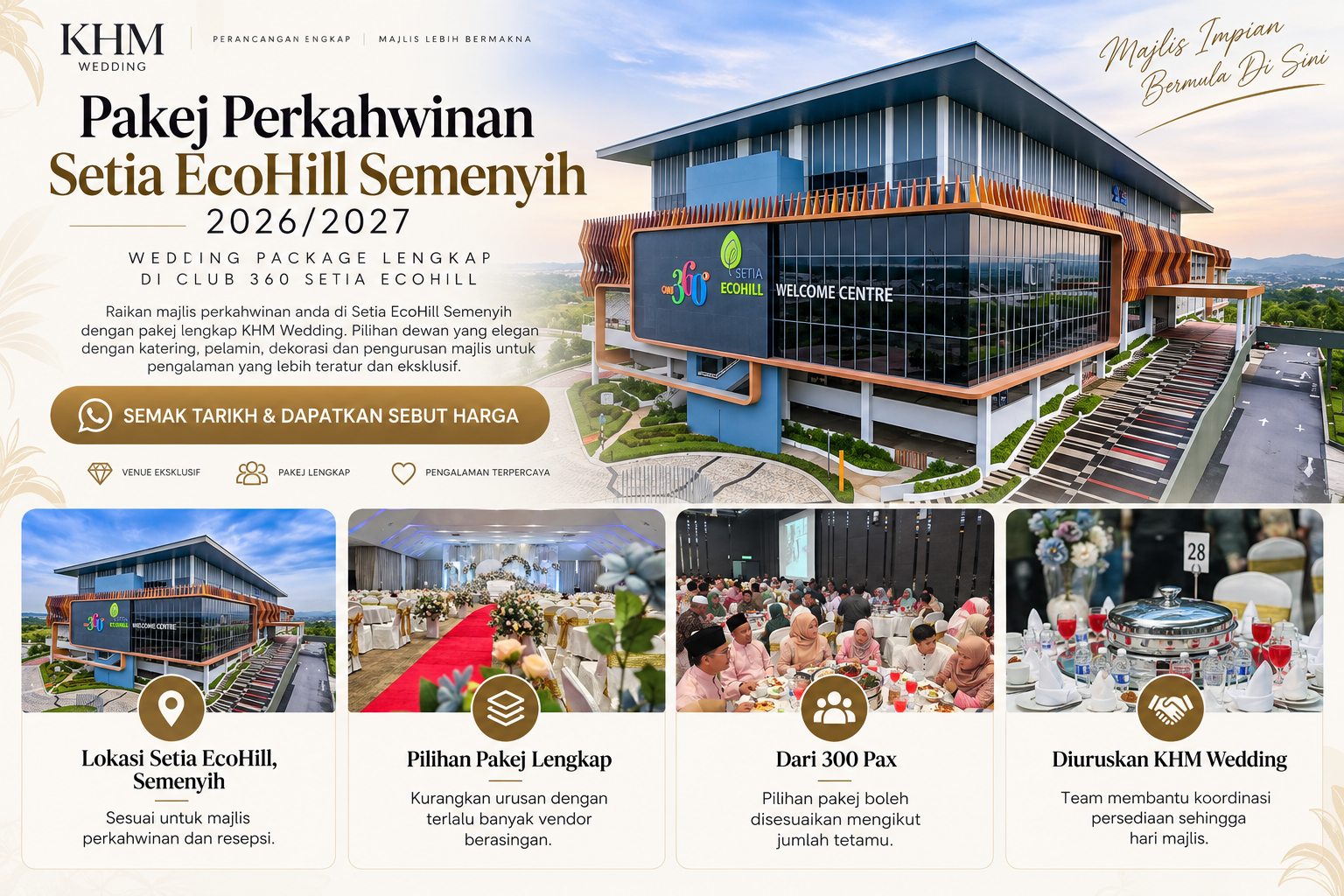 pakej perkahwinan Setia EcoHill Semenyih